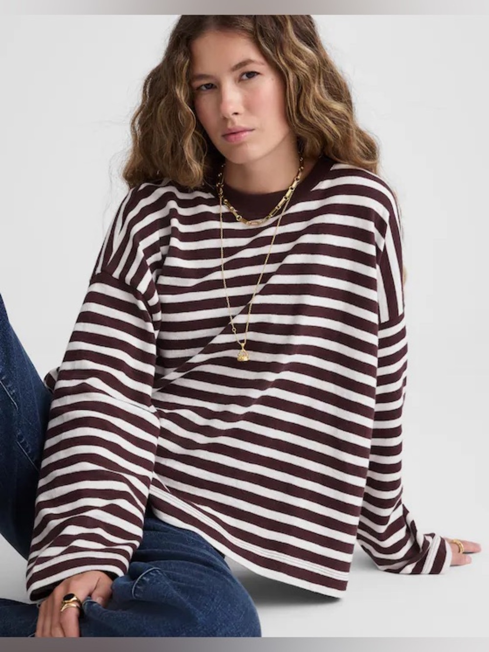 Madwell Easy Crewneck Long-Sleeve Tee